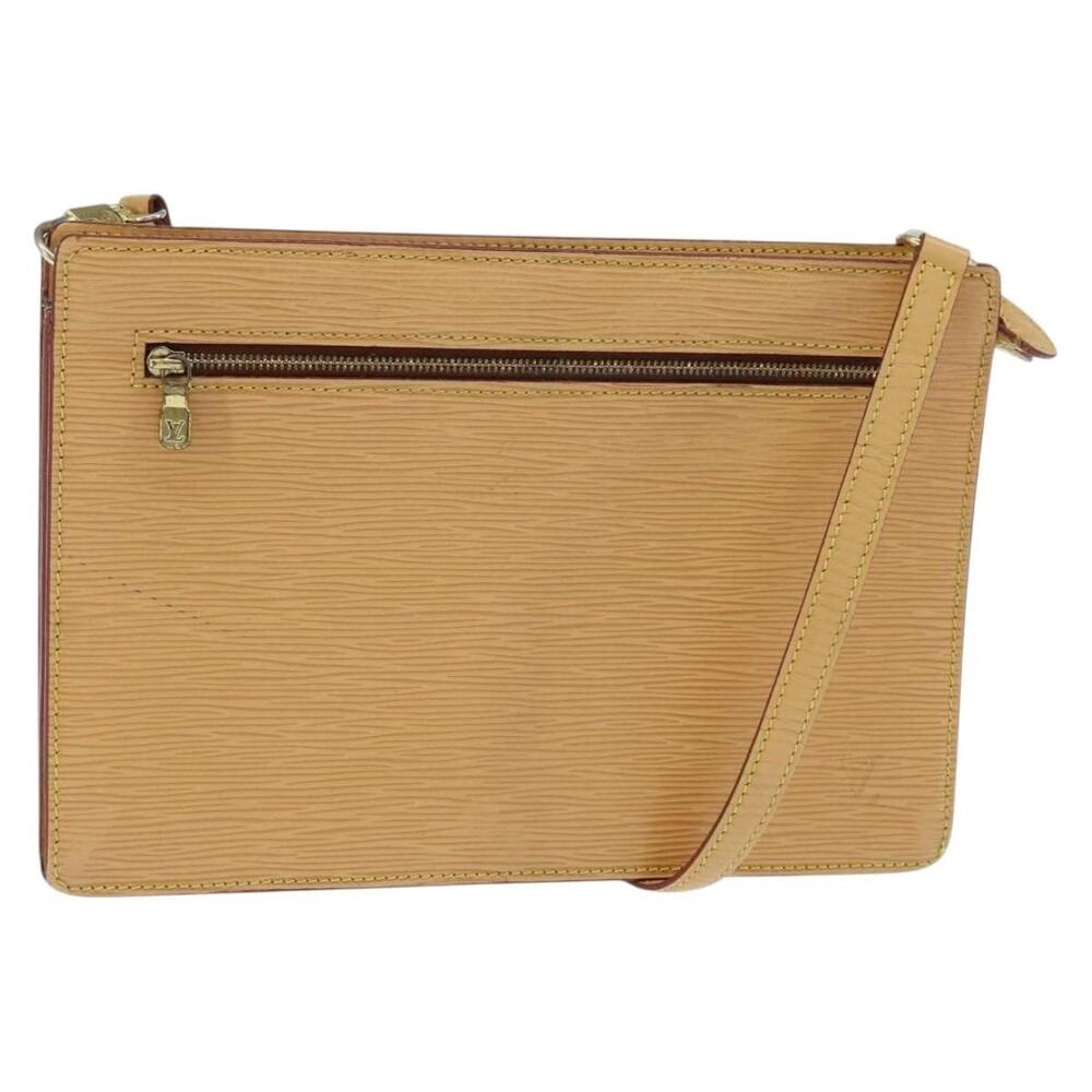 Louis Vuitton Epi Angian Shoulder Bag Beige